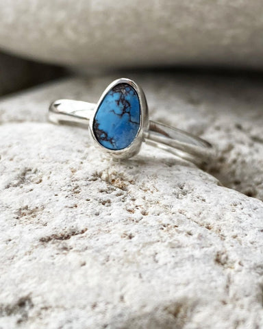Natural Golden Hill turquoise ring